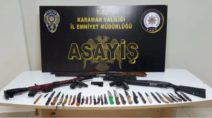 Karaman’da Asayiş Uygulamalarında 10 Kişi Tutuklandı