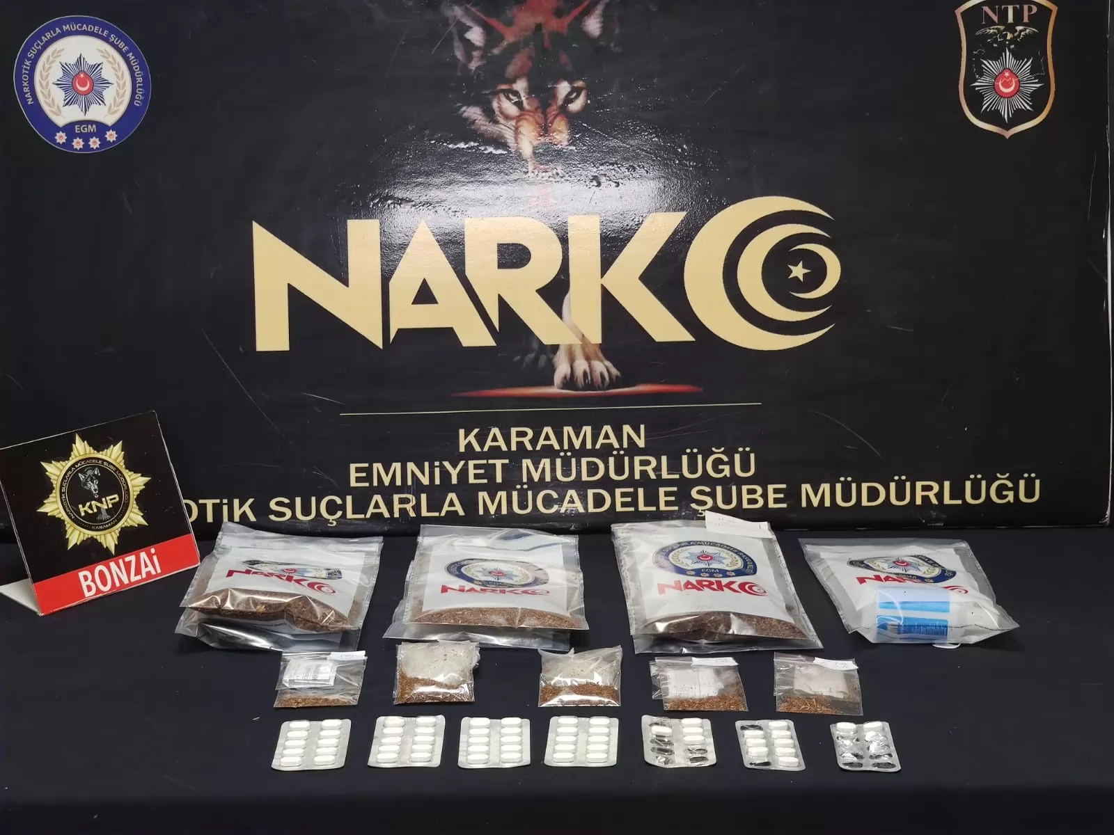 Karaman’da polis uygulamalarında uyuşturucu ve silah ele geçirildi: 10 tutuklama