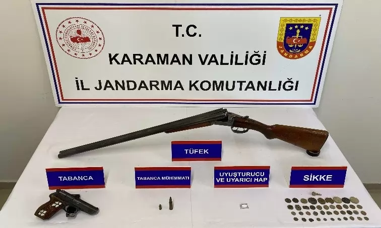 Karaman’da jandarmanın asayiş uygulamalarında 7 tutuklama